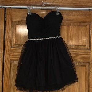 Black cocktail dress